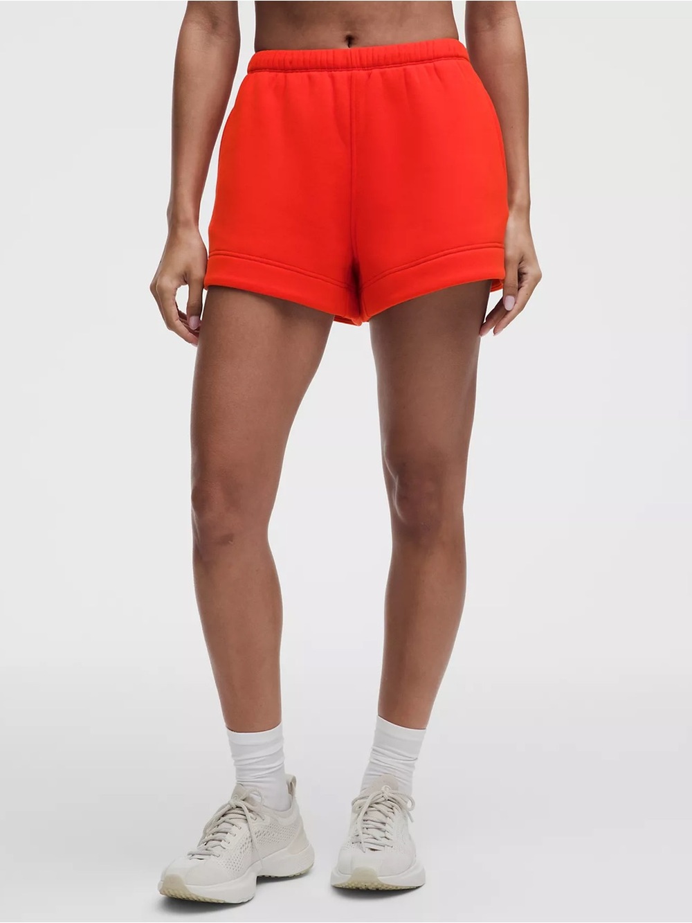 Lululemon Steady State SuperLoft Shorts 3.5” Cherry Ember Size S NWT Cozy - Picture 2 of 6